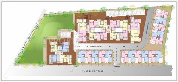 Raj Housing Raj Braganca Residency Layout Plan