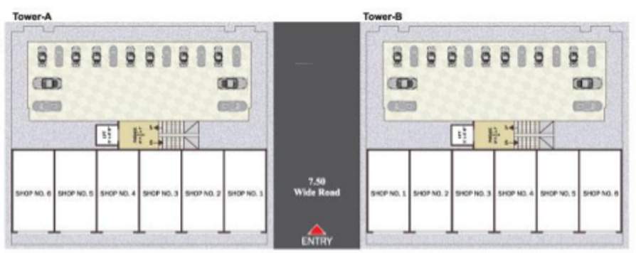  shree siddheshwar heights Images for Cluster Plan of Nyalkaran Shree Siddheshwar Heights