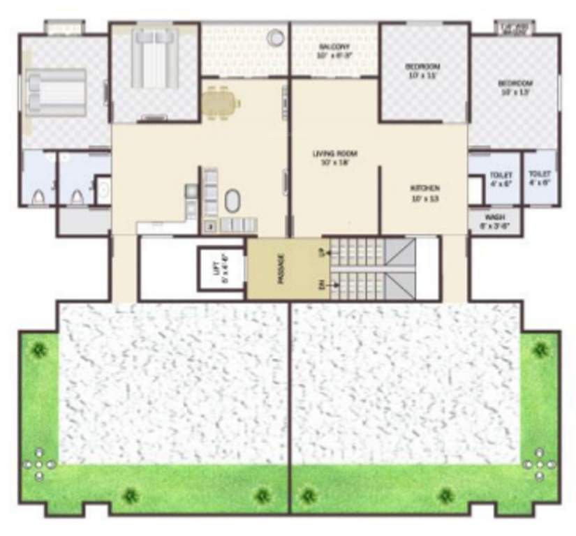  shree siddheshwar heights Images for Cluster Plan of Nyalkaran Shree Siddheshwar Heights