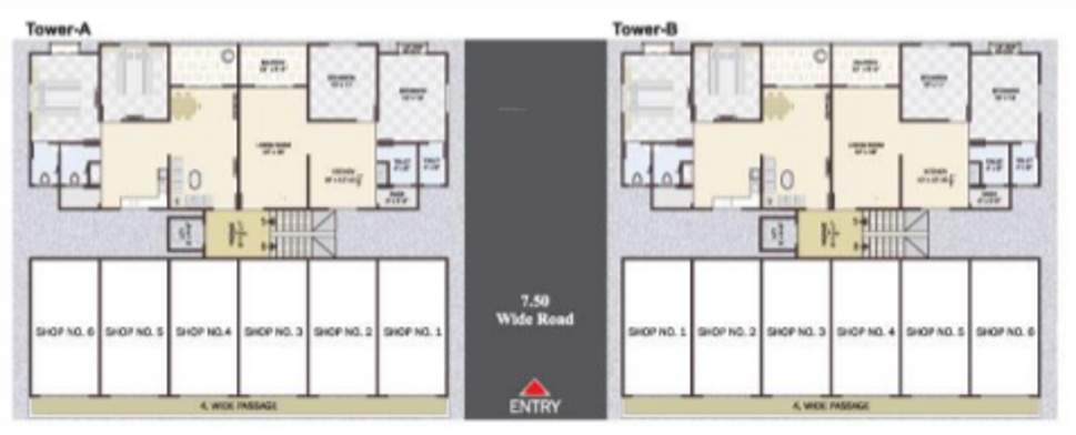  shree siddheshwar heights Images for Cluster Plan of Nyalkaran Shree Siddheshwar Heights