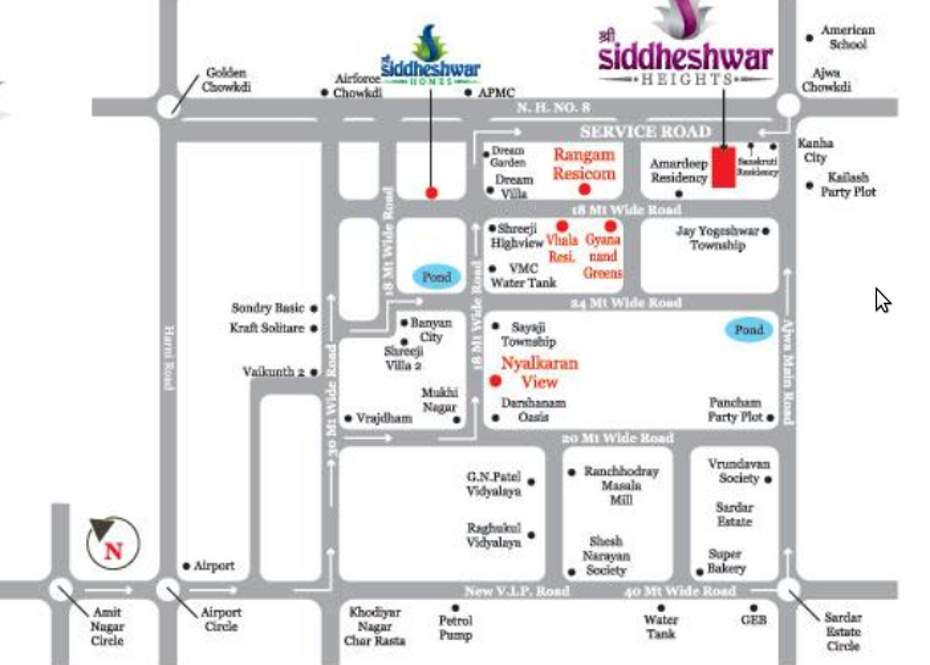  shree siddheshwar heights Images for Location Plan of Nyalkaran Shree Siddheshwar Heights