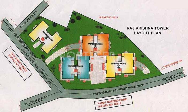 Raj Housing Raj Krishna Towers Location Plan