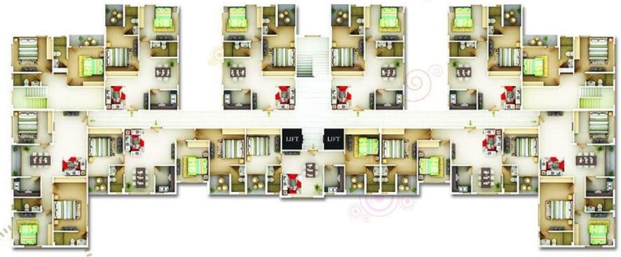  serenity Images for Cluster Plan of Sugam Serenity