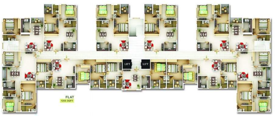  serenity Images for Cluster Plan of Sugam Serenity