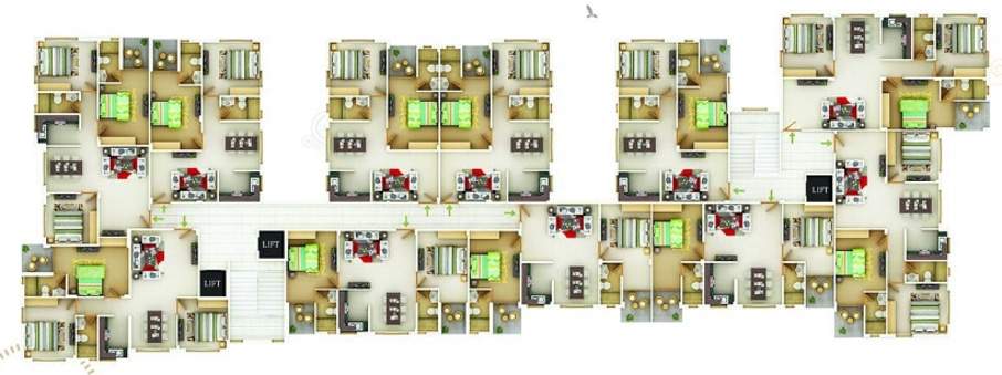  serenity Images for Cluster Plan of Sugam Serenity