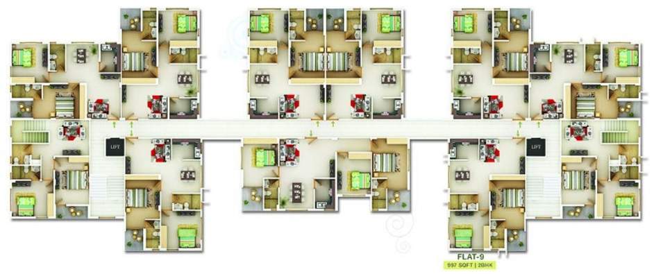  serenity Images for Cluster Plan of Sugam Serenity