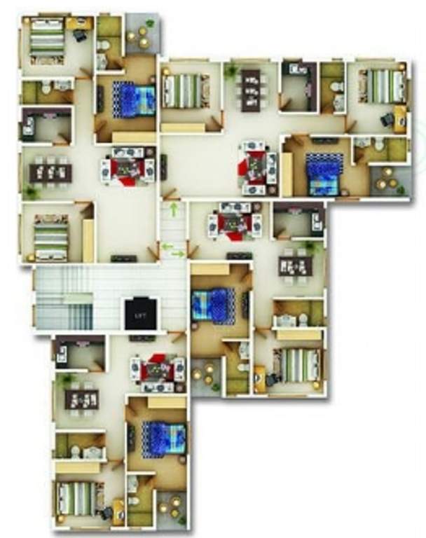  serenity Images for Cluster Plan of Sugam Serenity