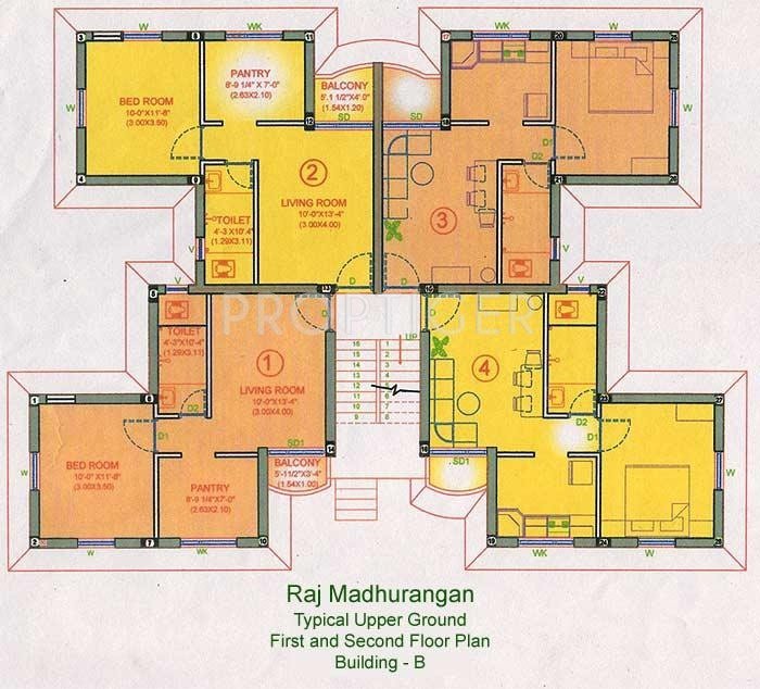 Images for Cluster Plan of Raj Housing Raj Madhurangan