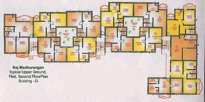 Images for Cluster Plan of Raj Housing Raj Madhurangan