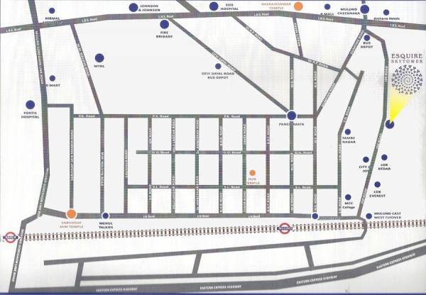 Location Plan esquire-skytower Location Plan