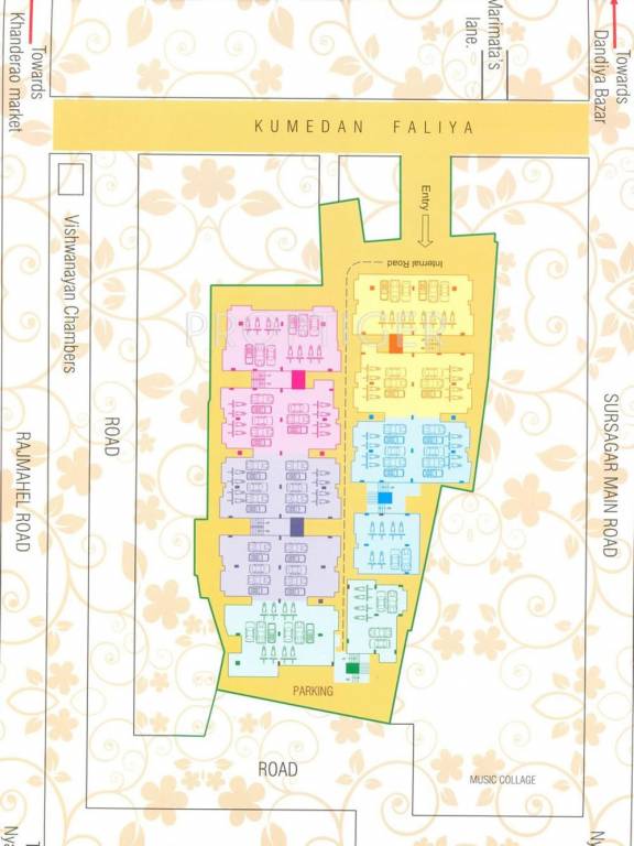 Akar Developers Vaidehi Homes Layout Plan