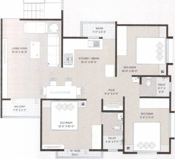 Images for Cluster Plan of Darshanam Antica Apartment