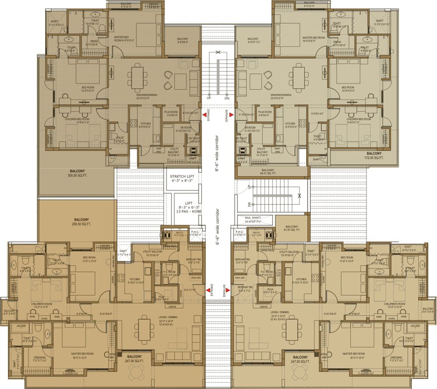 elite Images for Cluster Plan of Mahima Elite