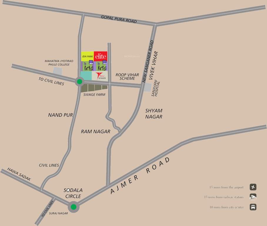 elite Images for Location Plan of Mahima Elite