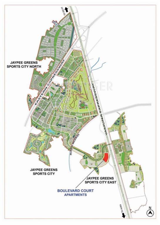 Images for Location Plan of Jaypee Boulevard Court