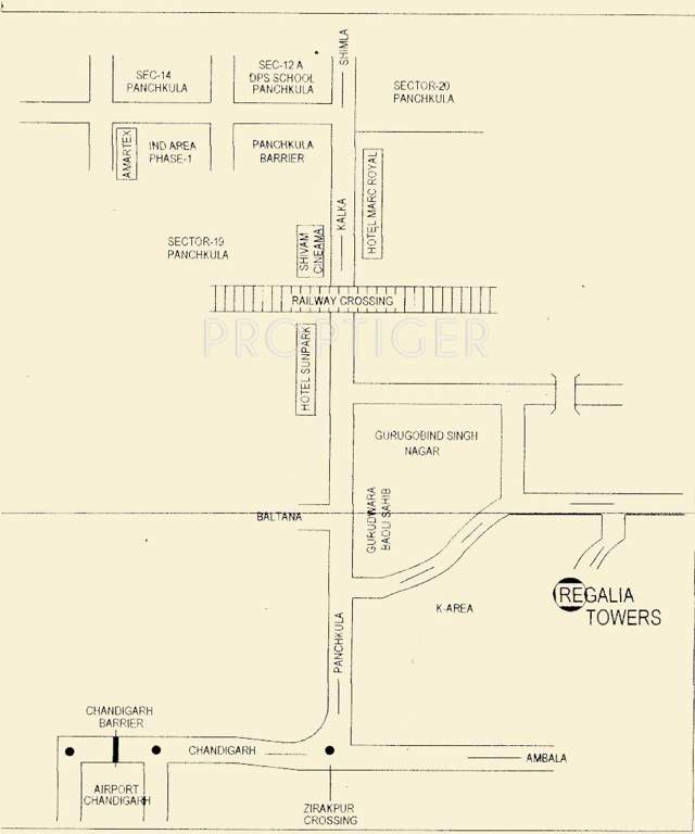  regalia towers Images for Location Plan of Fortune Regalia Towers