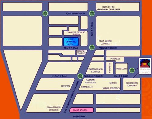 Images for Location Plan of Pratham Residency residency Images for Location Plan of Pratham Residency