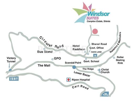  windsor-suites Images for Location Plan of Sandwoods Windsor Suites