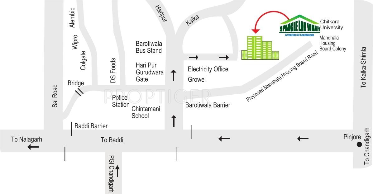 Images for Location Plan of Sandwoods Spangle Lok Vihar
