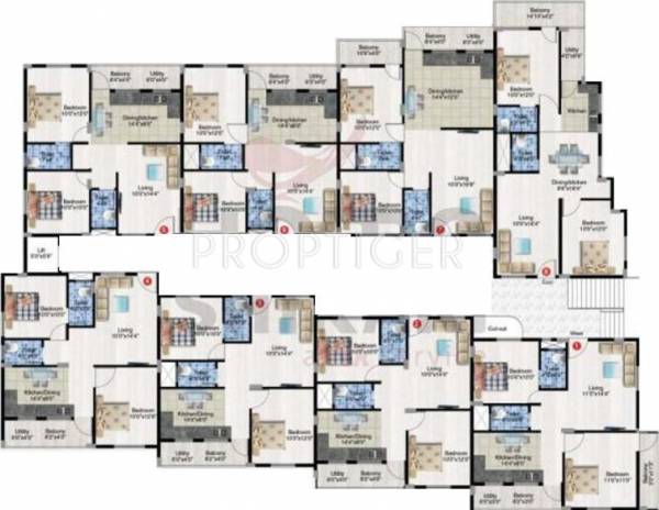 Images for Cluster Plan of HSV Advithi Elite