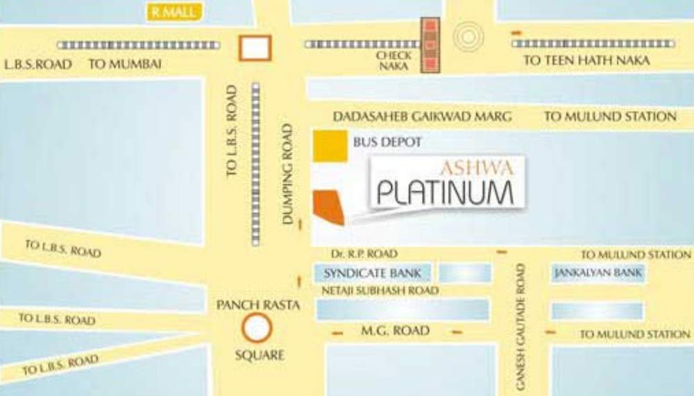  ashwa platinum Images for Location Plan of Ashwamedh Ashwa Platinum