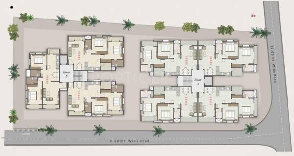 Images for Layout Plan of Darshanam Iconic