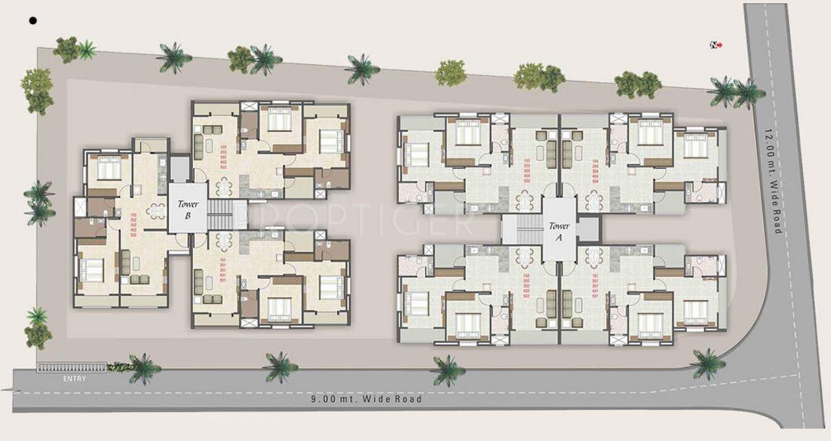 Images for Layout Plan of Darshanam Iconic