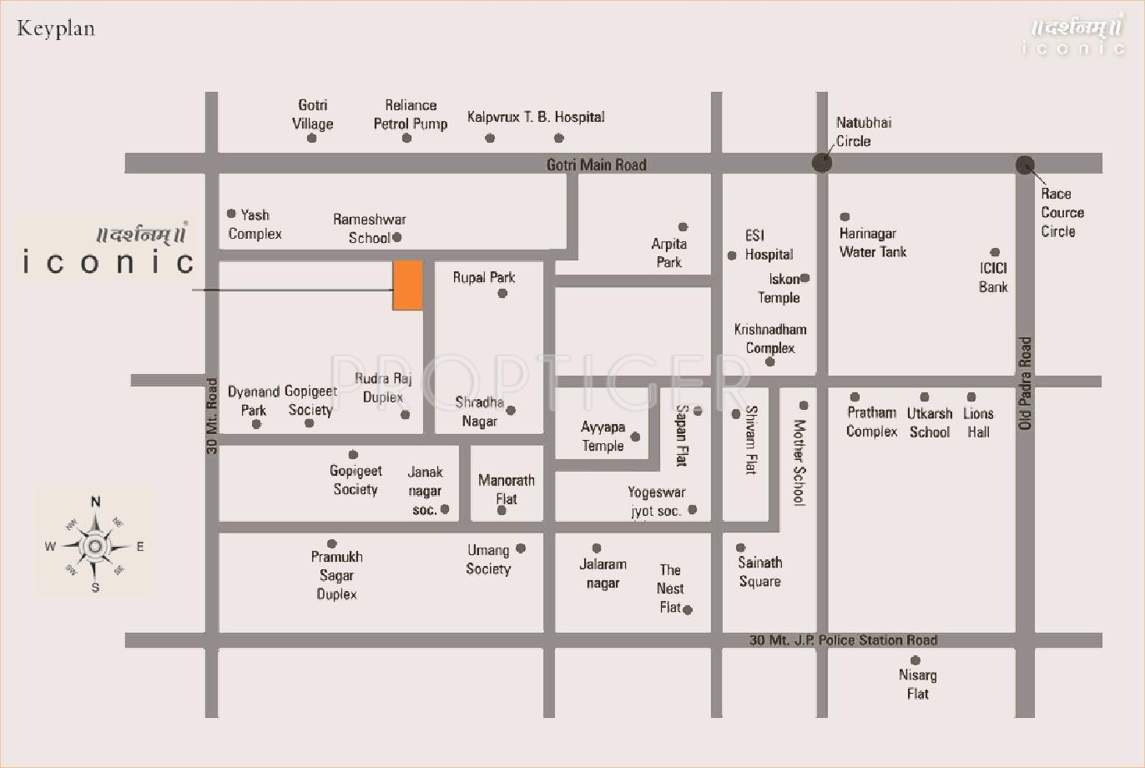 Images for Location Plan of Darshanam Iconic