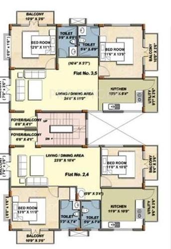 Images for Cluster Plan of Confident Rigel Apartment
