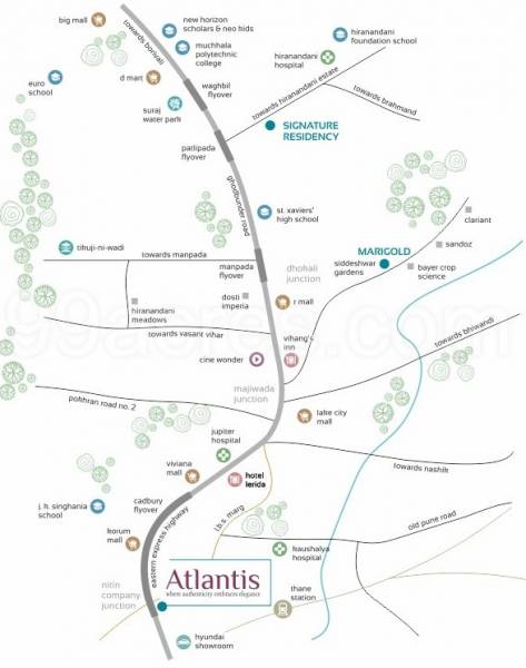  atlantis Location Plan
