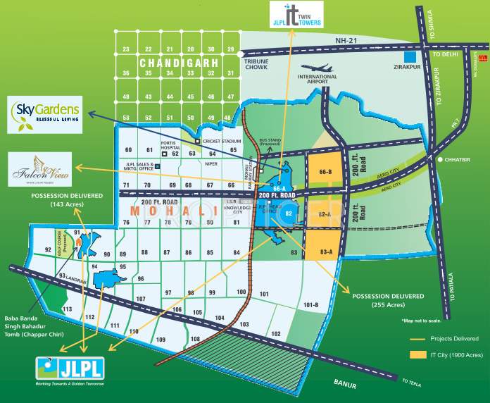 Images for Location Plan of Janta Land Promoters Sky Gardens