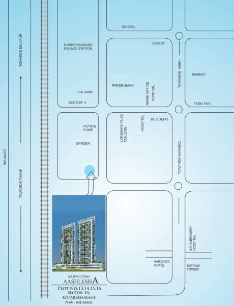 Images for Location Plan of Proviso Sai Proviso Aashlesha