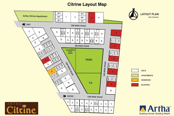 Images for Layout Plan of Artha Citrine Plots