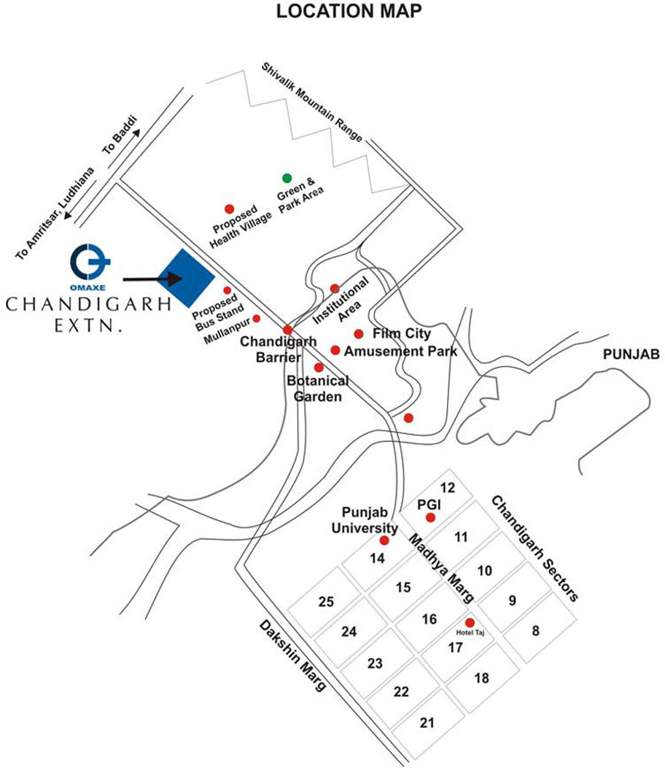  mulberry villas Images for Location Plan of Omaxe Mulberry Villas