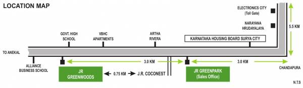 Images for Location Plan of JR Greenwoods Villas Images for Location Plan of JR Greenwoods Villas