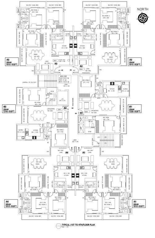 Images for Cluster Plan of Kent Oakville Apartment