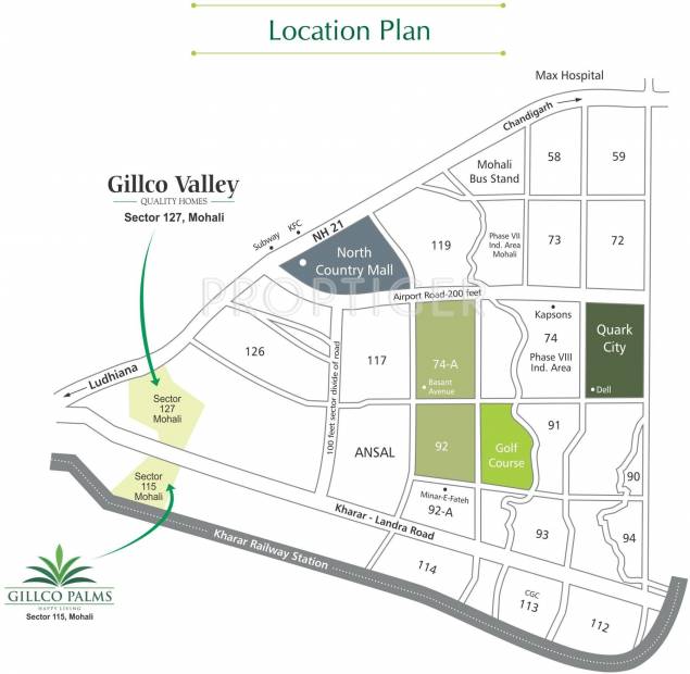  palms Images for Location Plan of Gillco Palms
