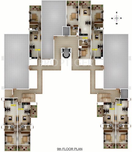 Images for Cluster Plan of Kent Baywatch Suites Images for Cluster Plan of Kent Baywatch Suites