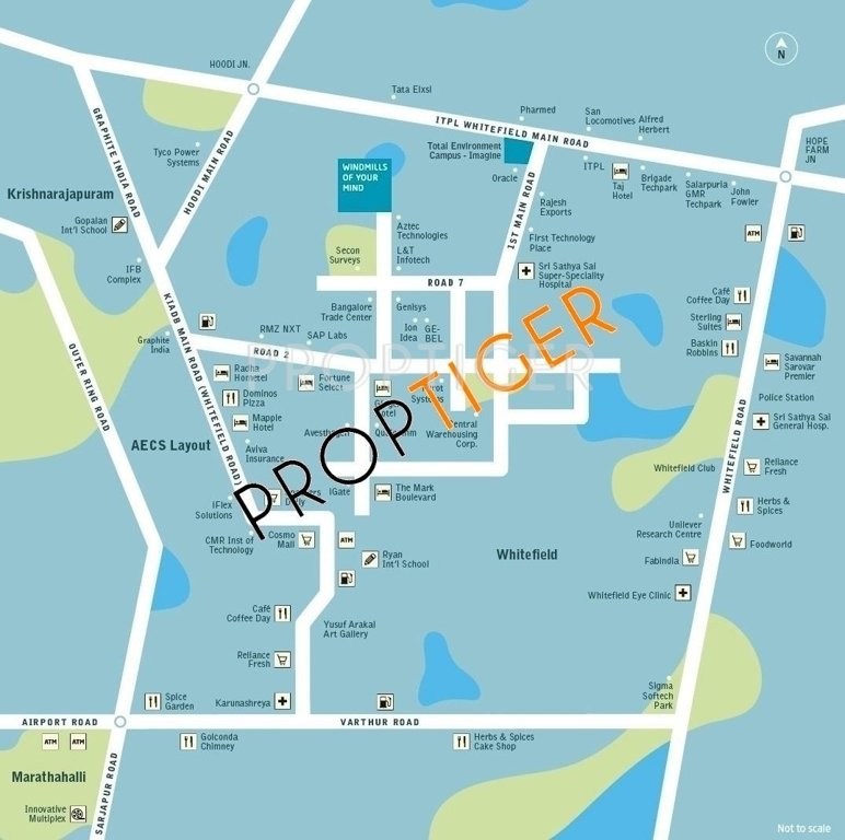 Images for Location Plan of Total Environment Windmills of Your Mind Villas