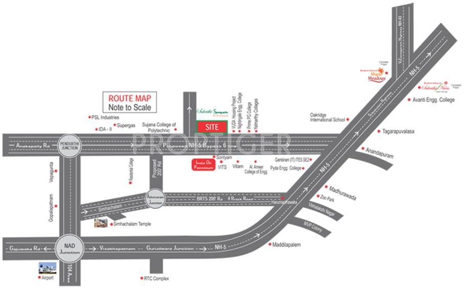 Images for Location Plan of Subhagruha Projects Sukriti Sampth