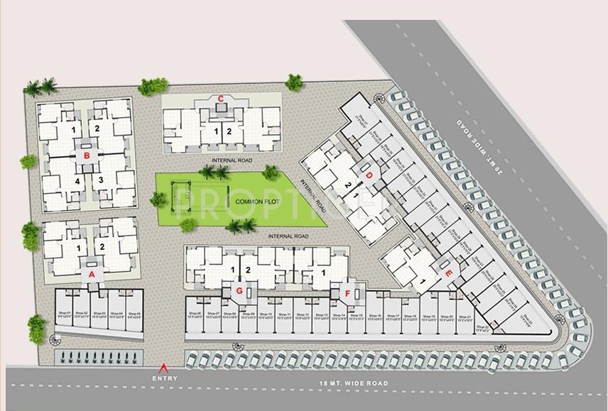  oasis Tower A Cluster Plan