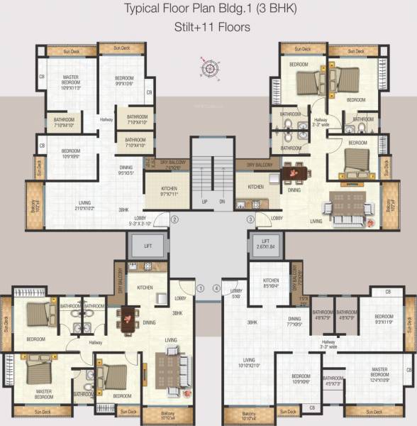 Images for Cluster Plan of Raunak Glory