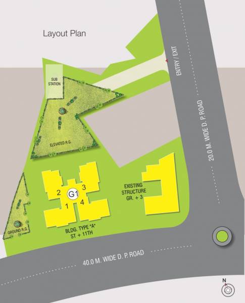 Images for Layout Plan of Raunak Glory