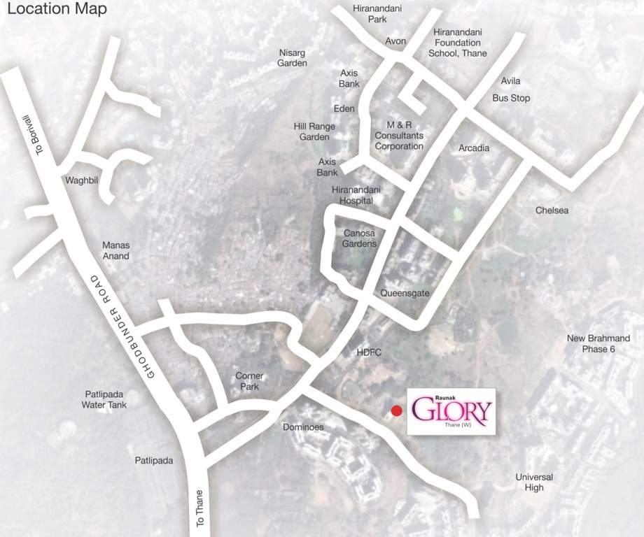 Images for Location Plan of Raunak Glory