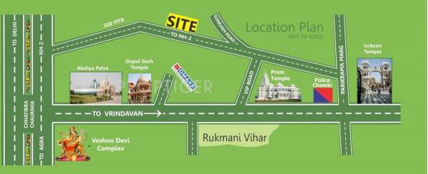  hare-krishna-dham Location Plan