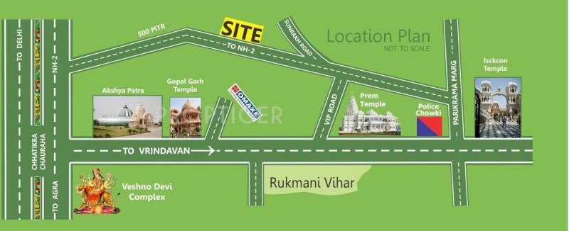  hare-krishna-dham Location Plan