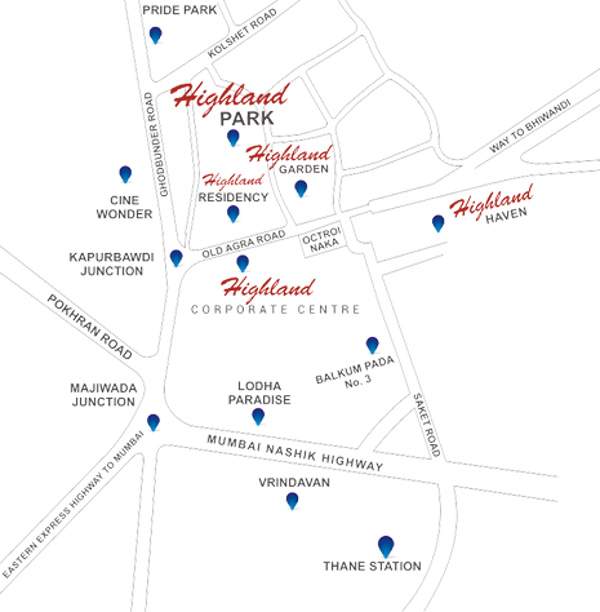  highland park Images for Location Plan of Siddhi Highland Park