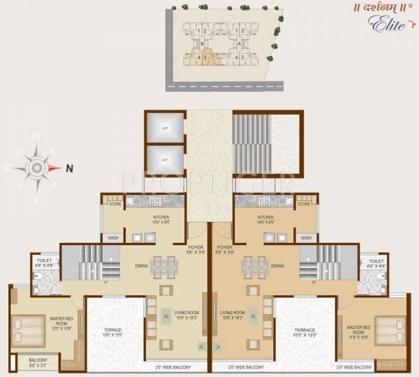 Images for Cluster Plan of Darshanam Elite