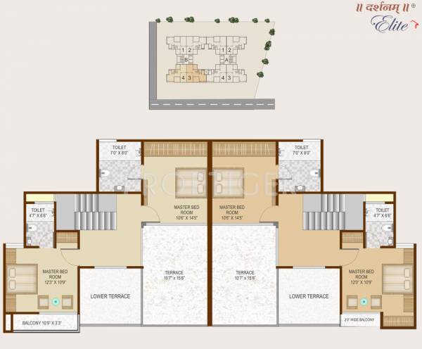 Images for Cluster Plan of Darshanam Elite