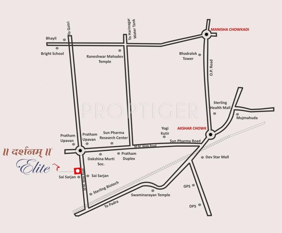Images for Location Plan of Darshanam Elite